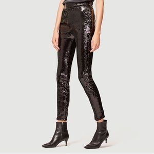 Frame sequin pull on pants!🖤